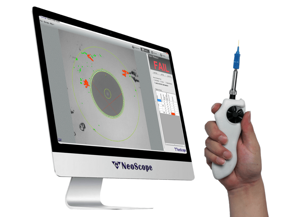 Fiber Optic Handheld Inspection Microscope