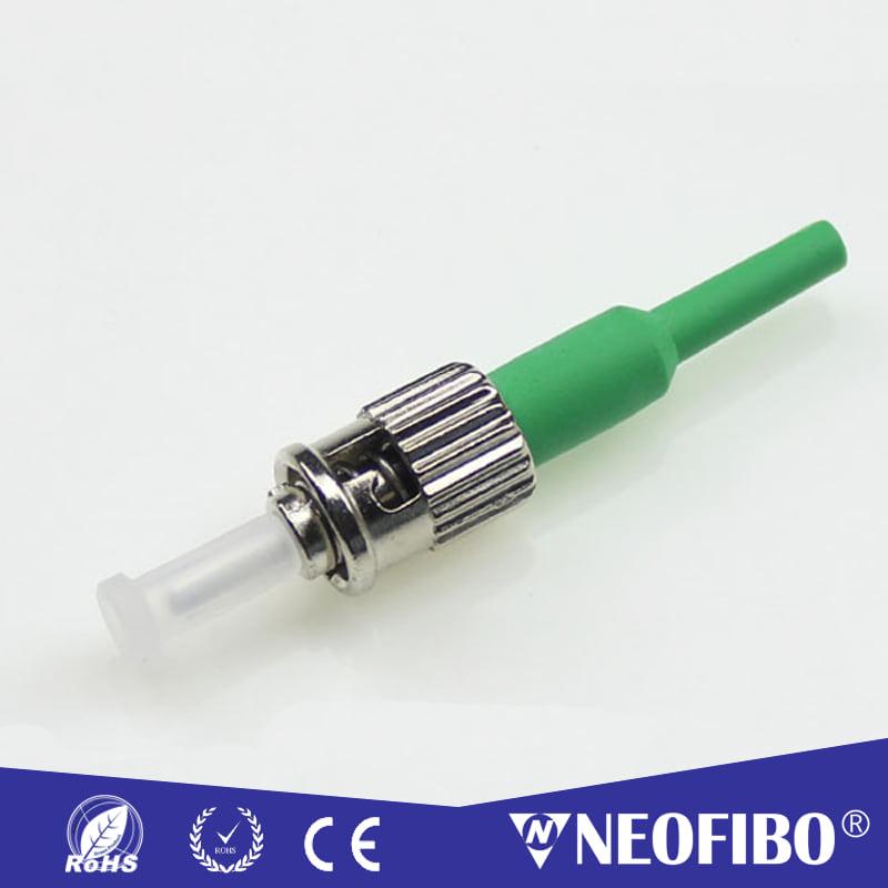 ST APC Fiber Optic Connector-Green Single Mode Simplex 0.9mm