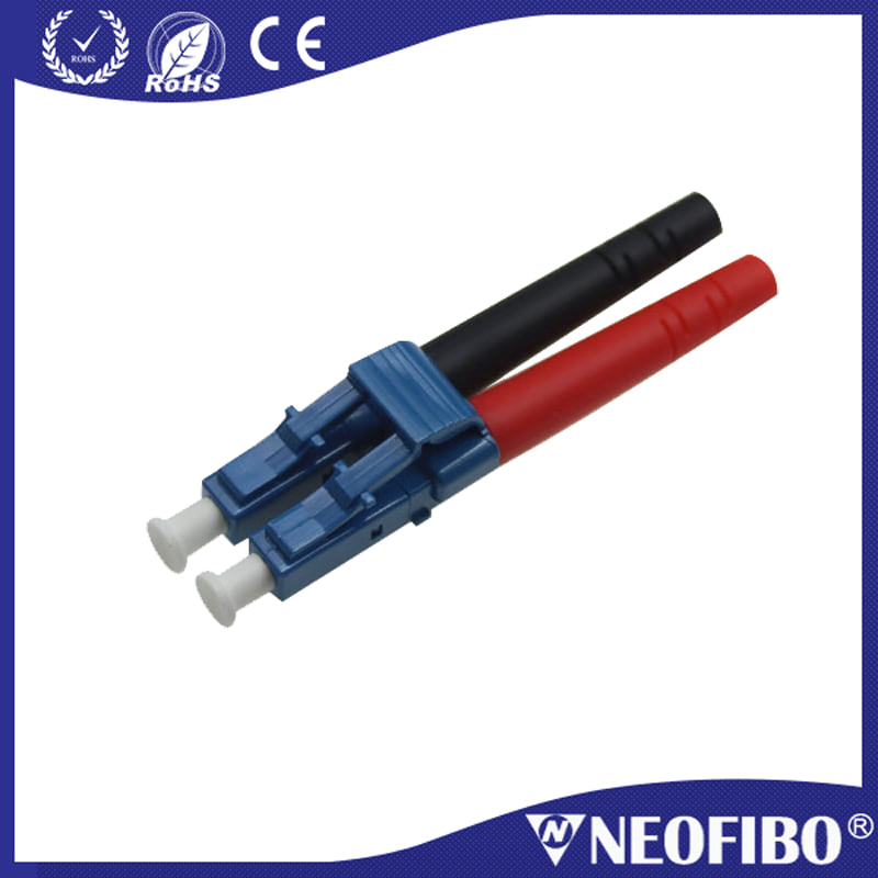 LC UPC connector-Blue single mode dulplex fiber connector