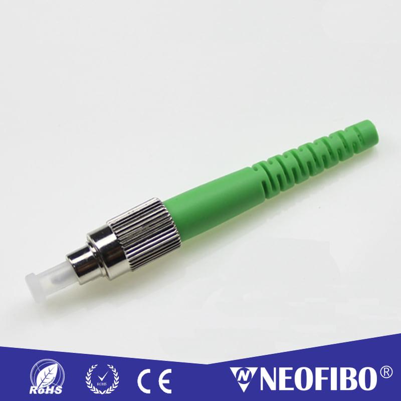FC APC Connector-Green Single Mode Simplex 3.0mm Boot 