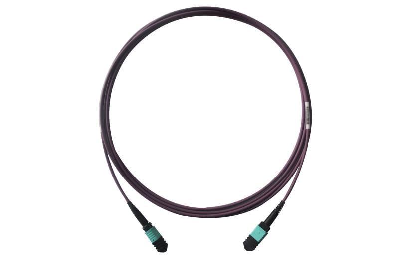 MPO PC / UPC OM3 Fiber Optic Patch Cord
