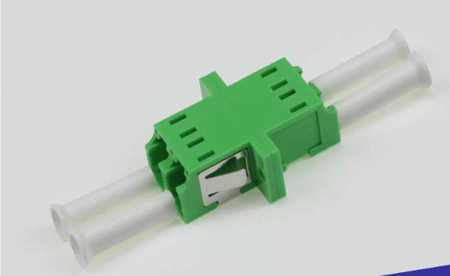 fiber optic adapter - Single mode Green duplex LC Adapter