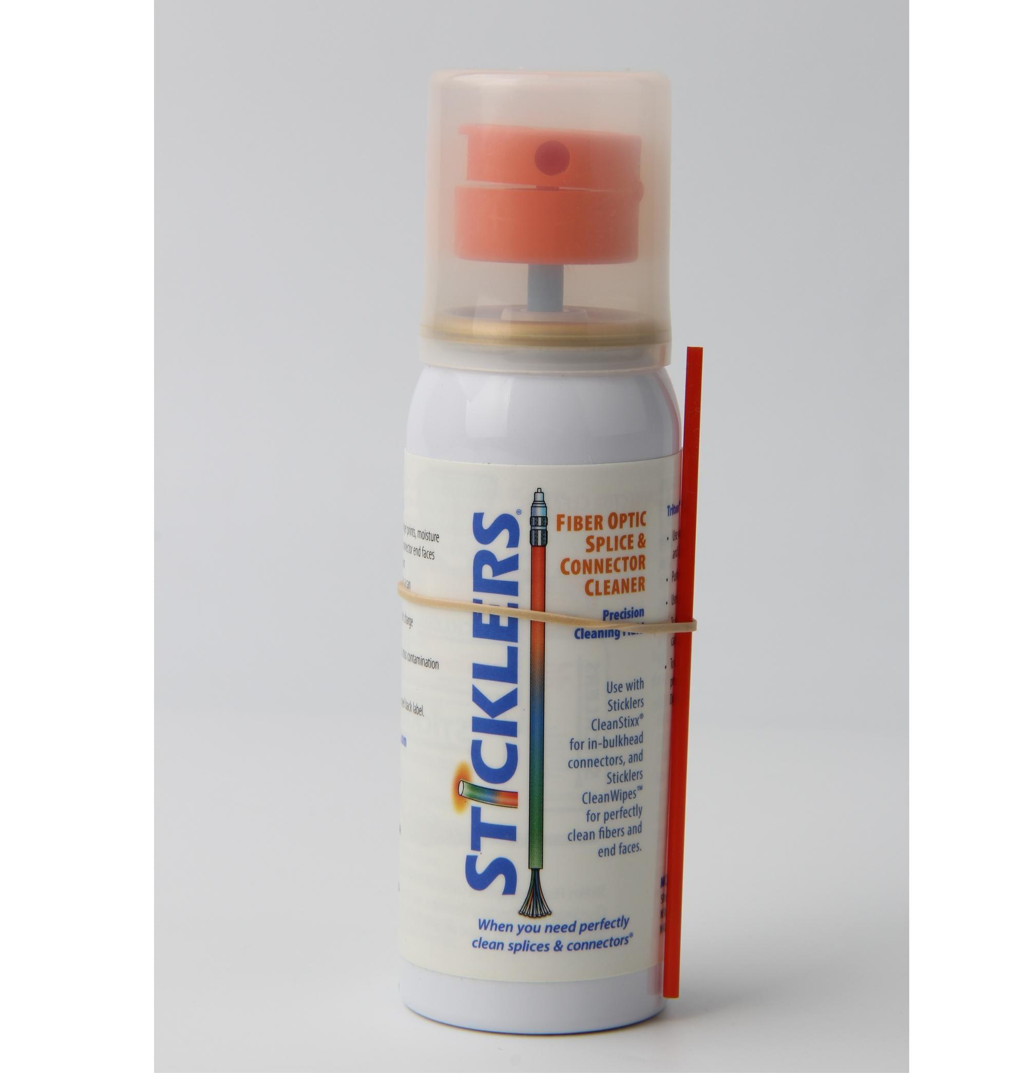 Sticklers Cleaning Fluid- High Quality Sticklers Fiber Optic Cleaning Fluid (650+ Cleanings)