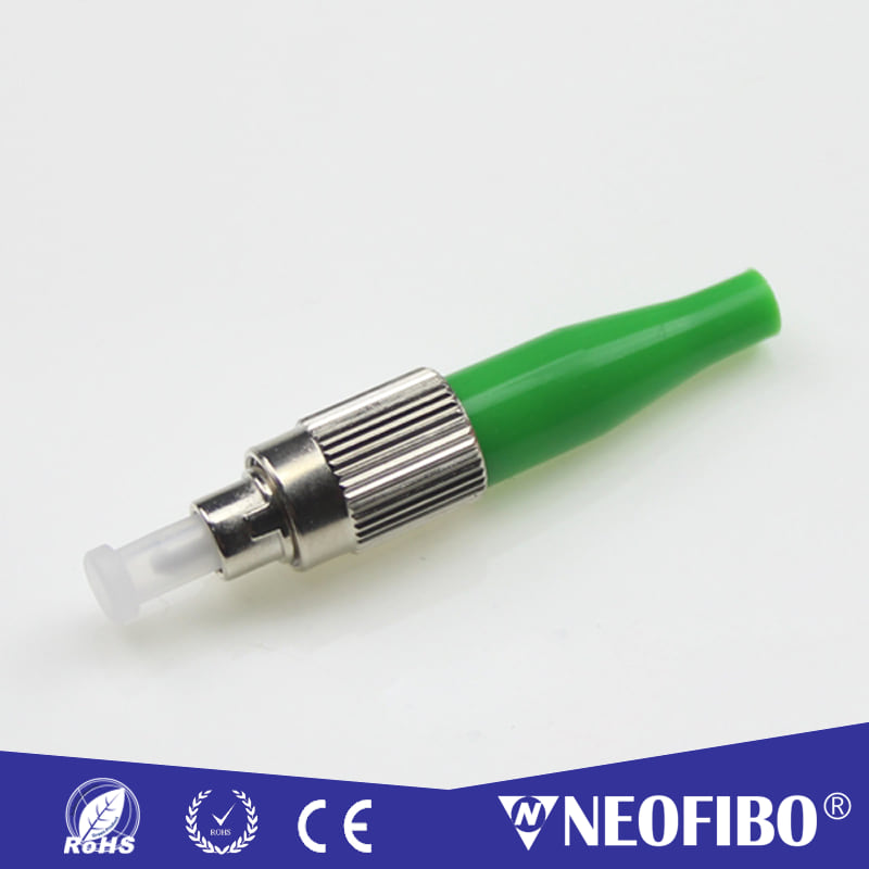 fc apc connector-Green Single Mode Simplex 2.0mm