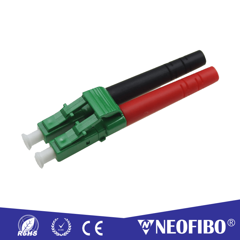  LC APC dulplex connector -Green single mode optic connector